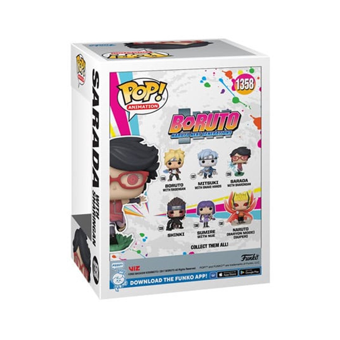 FUNKO POP BORUTO NARUTO NEXT GENERATIONS SARADA CON SHARINGAN 61387