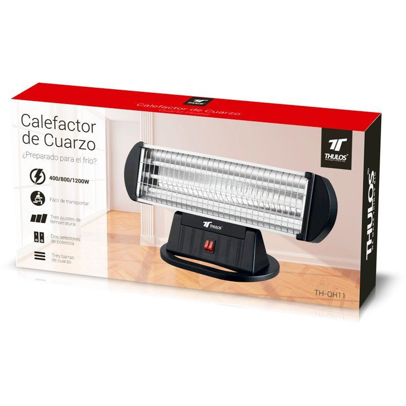 ESTUFA ELECTRICA THULOS TH-QH11 400W/800W/1200W