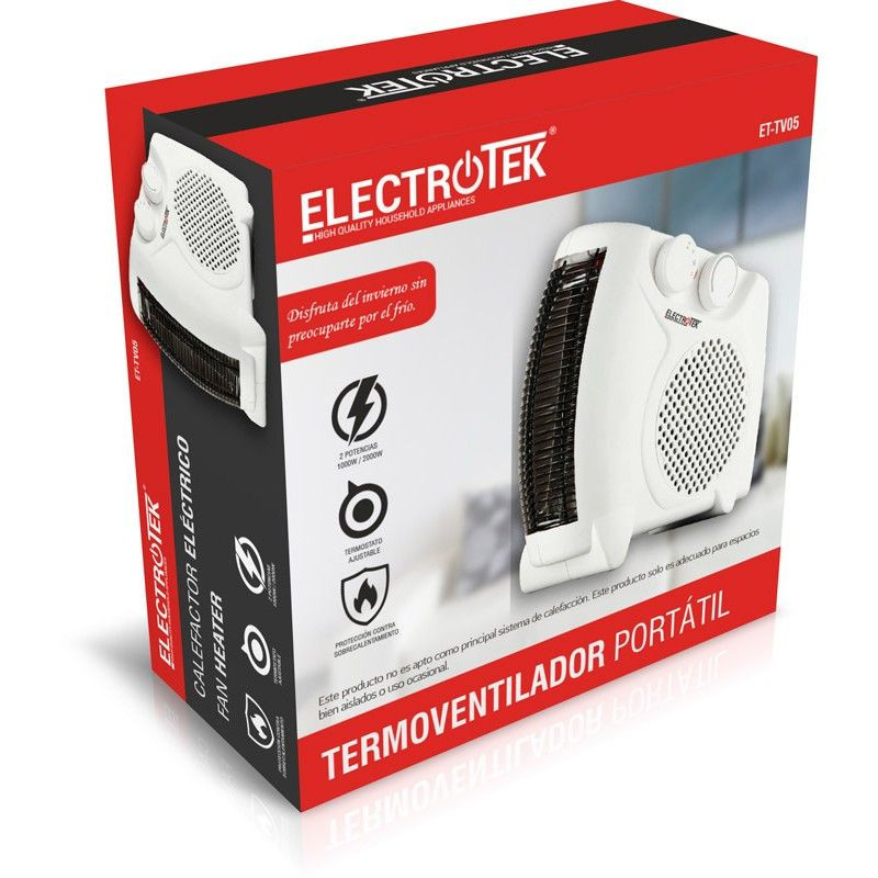 TERMOVENTILADOR PORTATIL THULOS ET-TV05 1000W/2000W