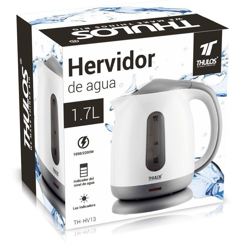 HERVIDORA DE AGUA THULOS TH-HV13 1850W/2200W 1.7L
