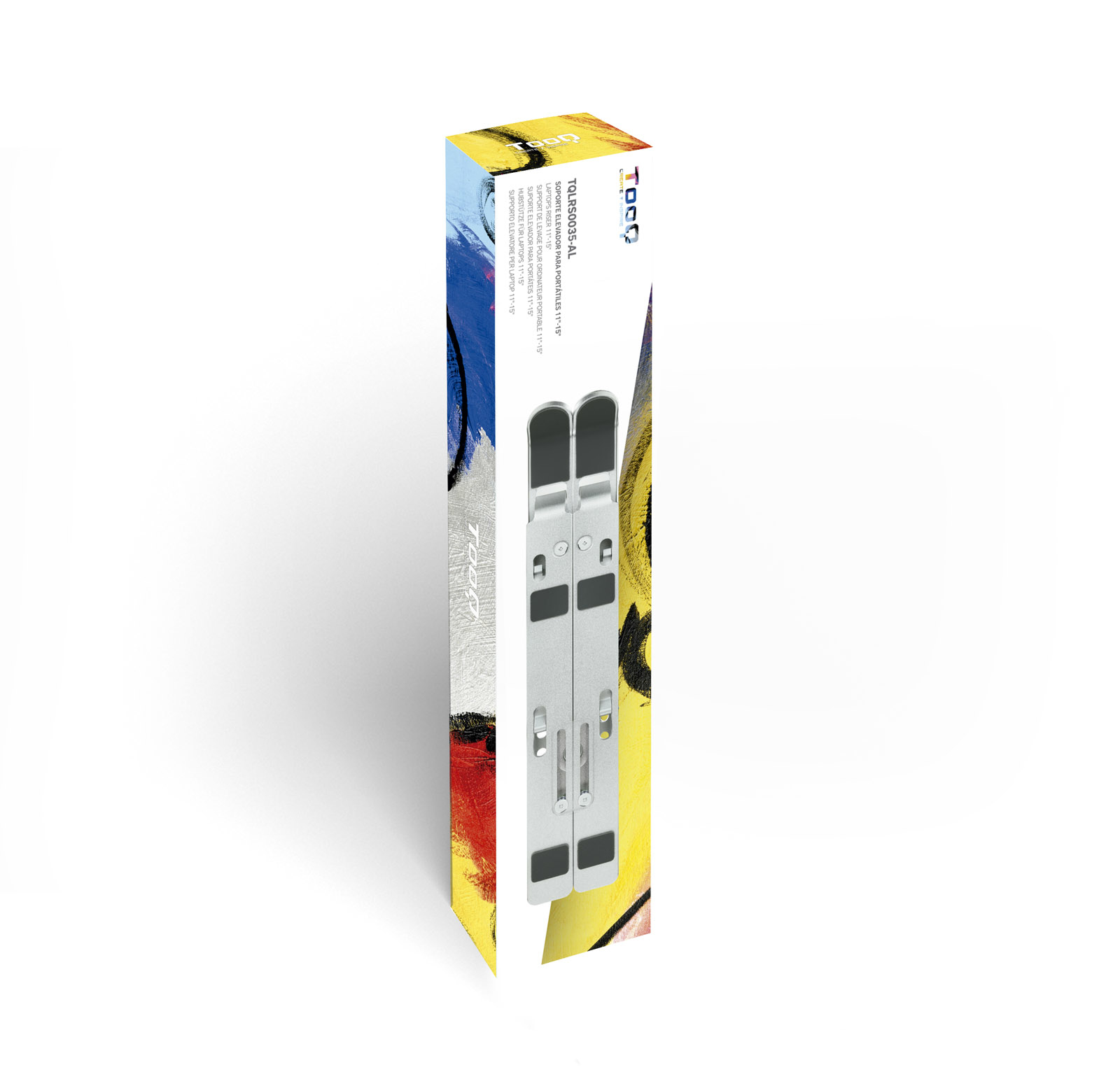 SOPORTE / BASE ELEVADOR TOOQ PARA PORTATIL TABLETS LIBROS