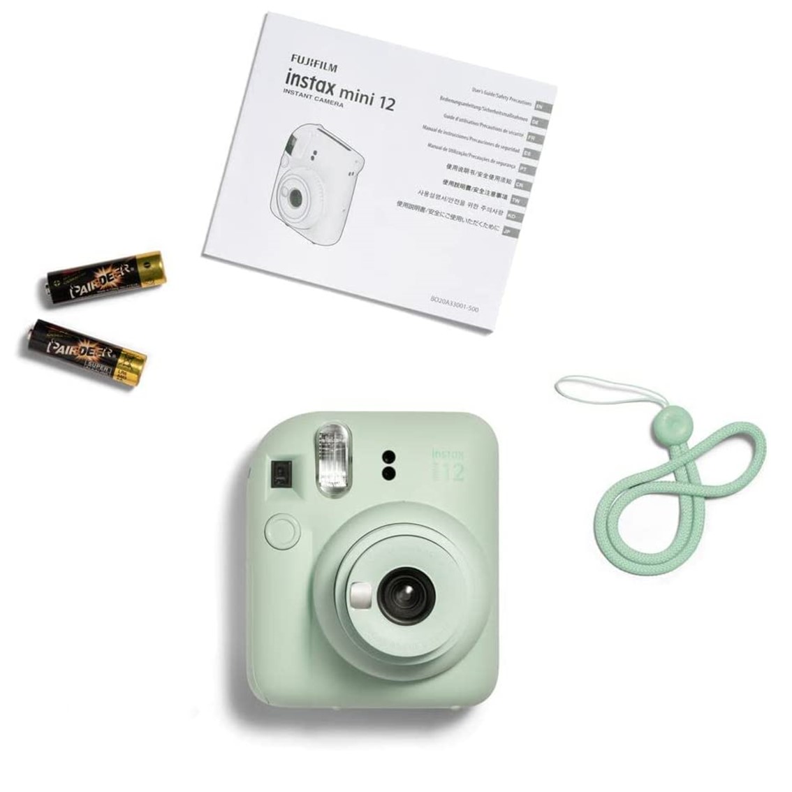 CAMARA FUJIFILM MINI INSTAX 12 FLASH/ AUTOEXPOSICION/ VERDE MENTA