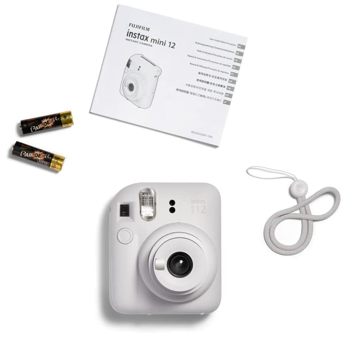 CAMARA FUJIFILM MINI INSTAX 12 FLASH/ AUTOEXPOSICION/ BLANCO ARCILLA