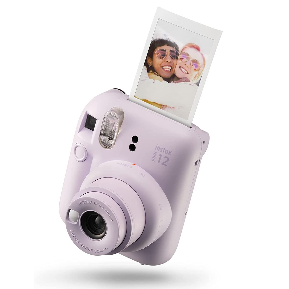 CAMARA FUJIFILM MINI INSTAX 12 FLASH/ AUTOEXPOSICION/ LILA