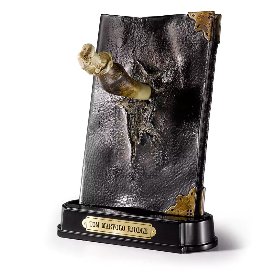 RÉPLICA THE NOBLE COLLECTION HARRY POTTER DIARIO TOM RIDDLE CON COLMILLO DE BASILISCO