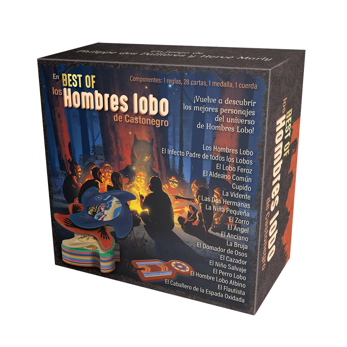 JUEGO DE MESA LOS HOMBRES LOBO DE CASTRONEGRO BEST OF EDAD RECOMENDADA 10 AÑOS
