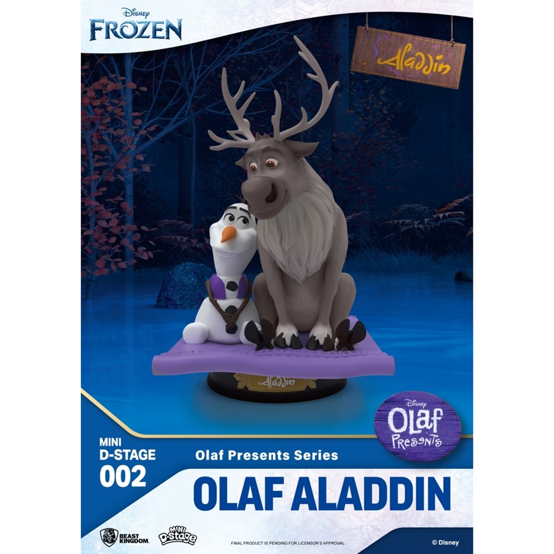 FIGURA MINIDSTAGE DISNEY OLAF PRESENTA OLAF SIMBA
