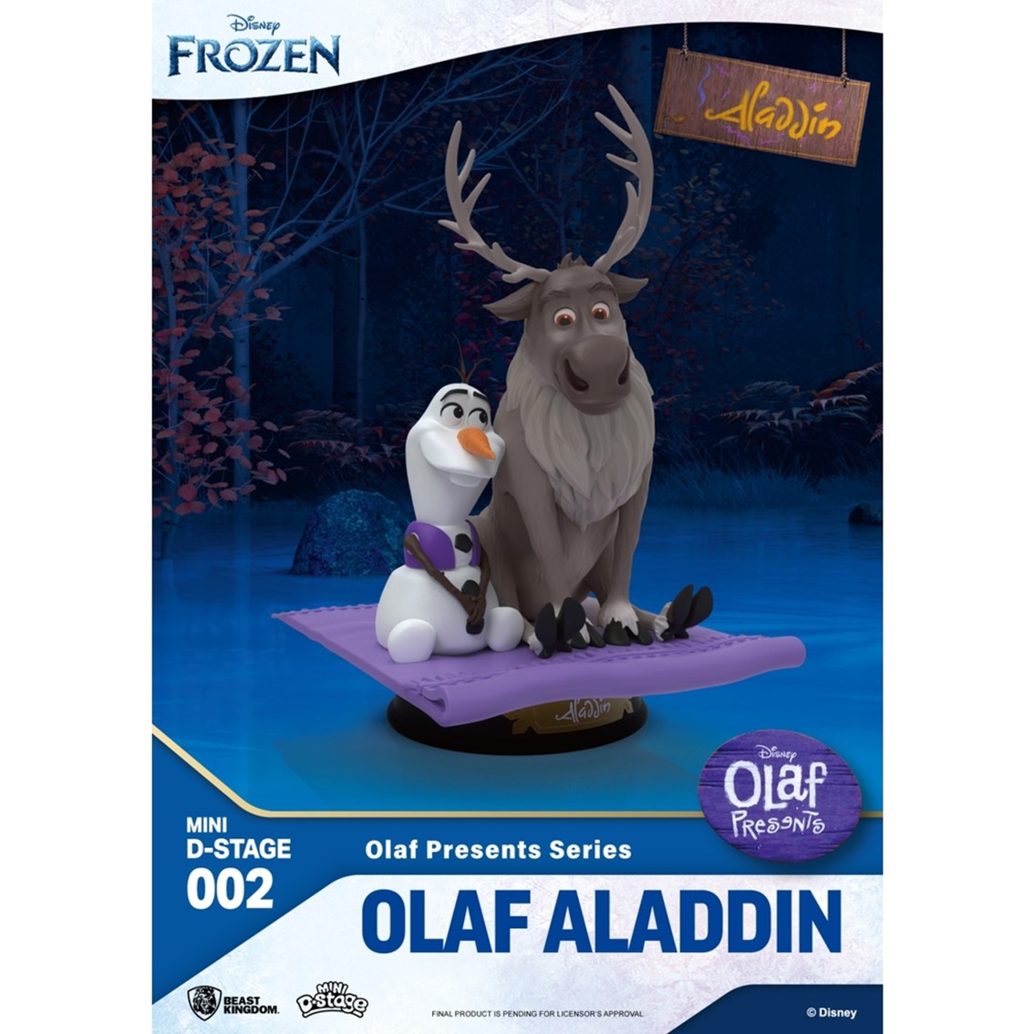 FIGURA MINIDSTAGE DISNEY OLAF PRESENTA OLAF SIMBA