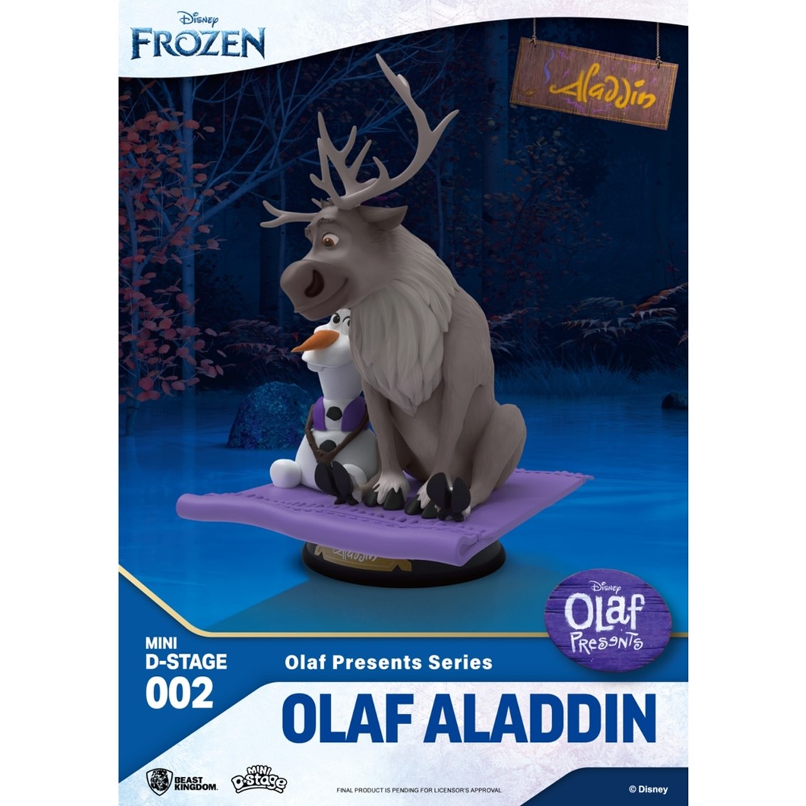 FIGURA MINIDSTAGE DISNEY OLAF PRESENTA OLAF SIMBA
