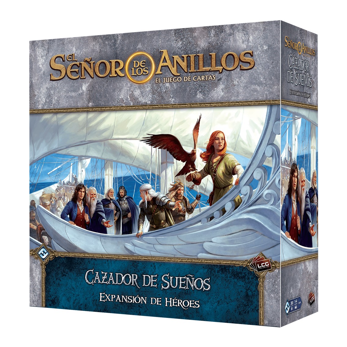 JUEGO DE MESA EL SEÑOR DE LOS ANILLOS JUEGO DE CARTAS EXPANSION CAZADOR DE SUEÑOS EXPANSION DE HEROES EDAD RECOMENDADA 14 AÑOS