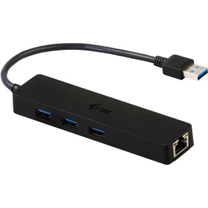 HUB I-TEC USB 3.0 DELGADO CON 3 PUERTOS USB 3.0 Y ETHERNET GLAN RJ-45