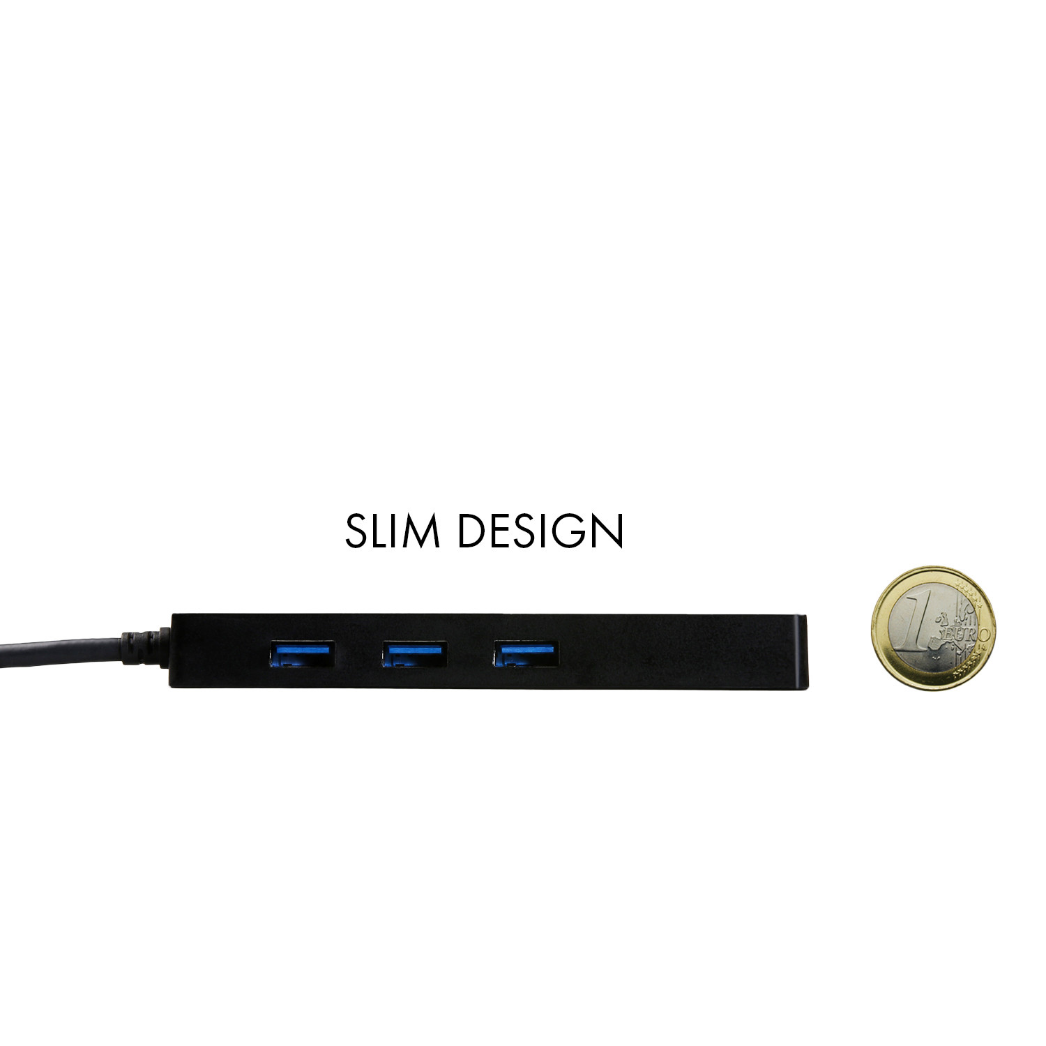 HUB I-TEC USB 3.0 DELGADO CON 3 PUERTOS USB 3.0 Y ETHERNET GLAN RJ-45