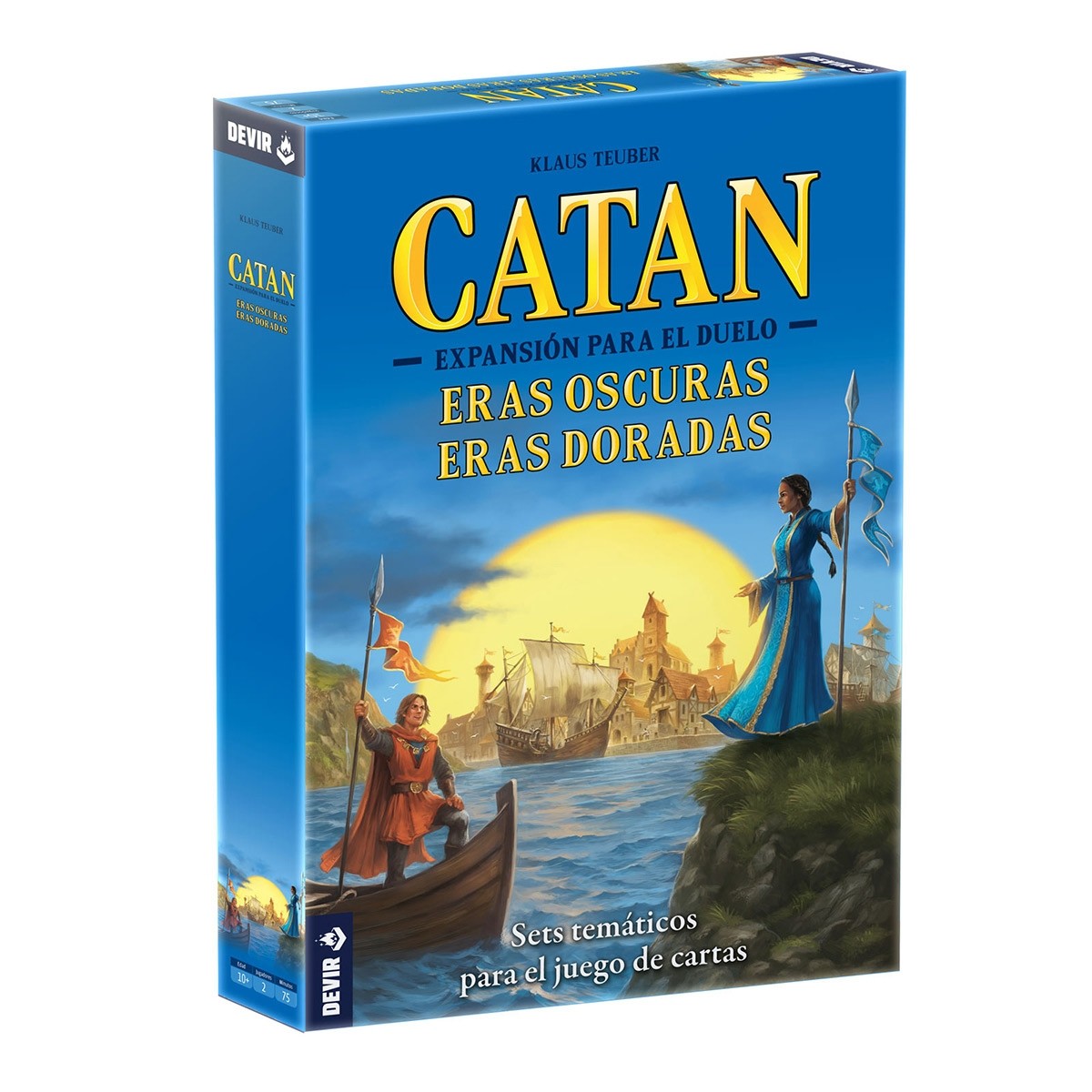 JUEGO DE MESA DEVIR CATAN EL DUELO ERAS OSCURAS ERAS DORADAS