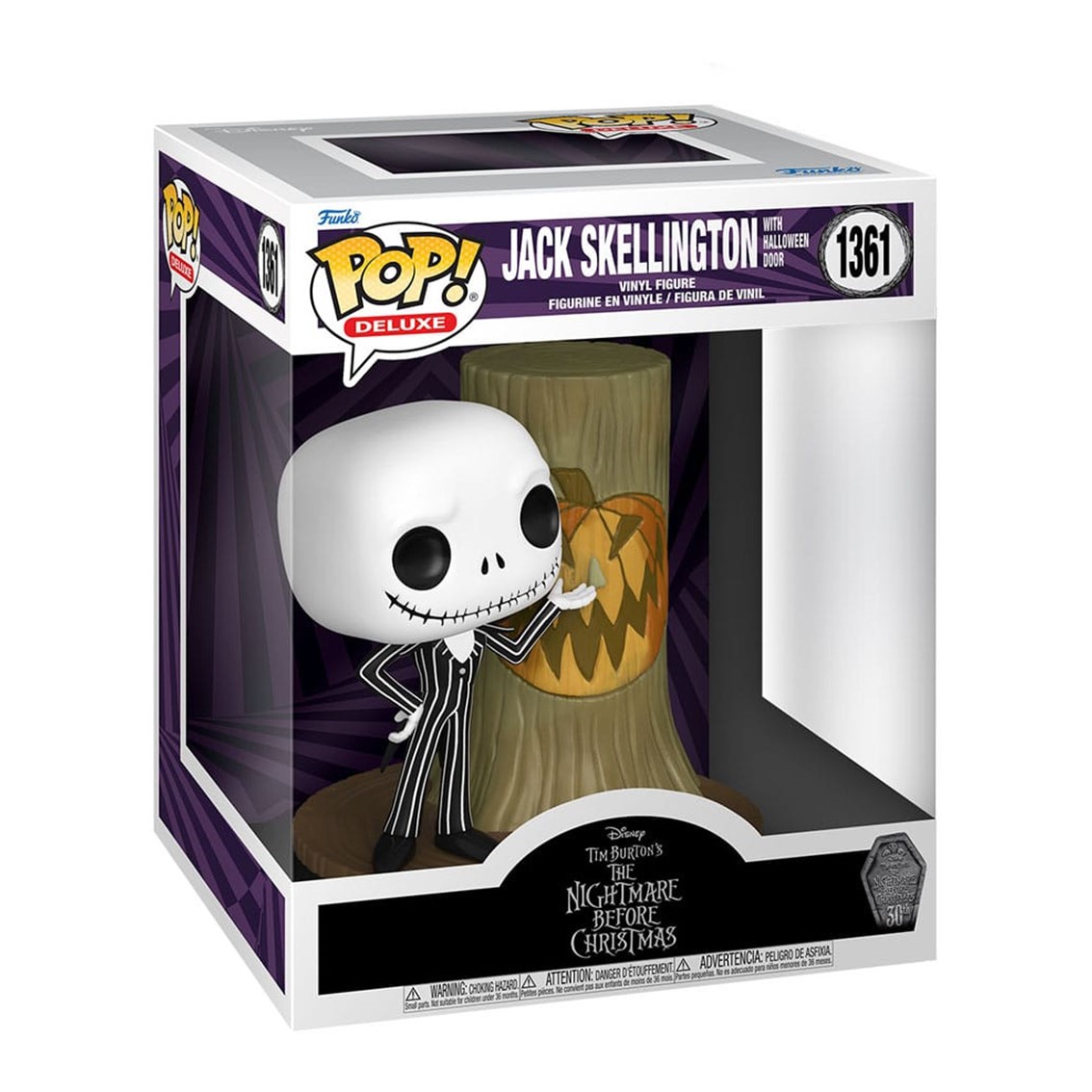 FUNKO POP DELUXE DISNEY PESADILLA ANTES DE NAVIDAD 30 ANIVERSARIO JACK CON HALLOWEEN TOWN PUERTA 72311