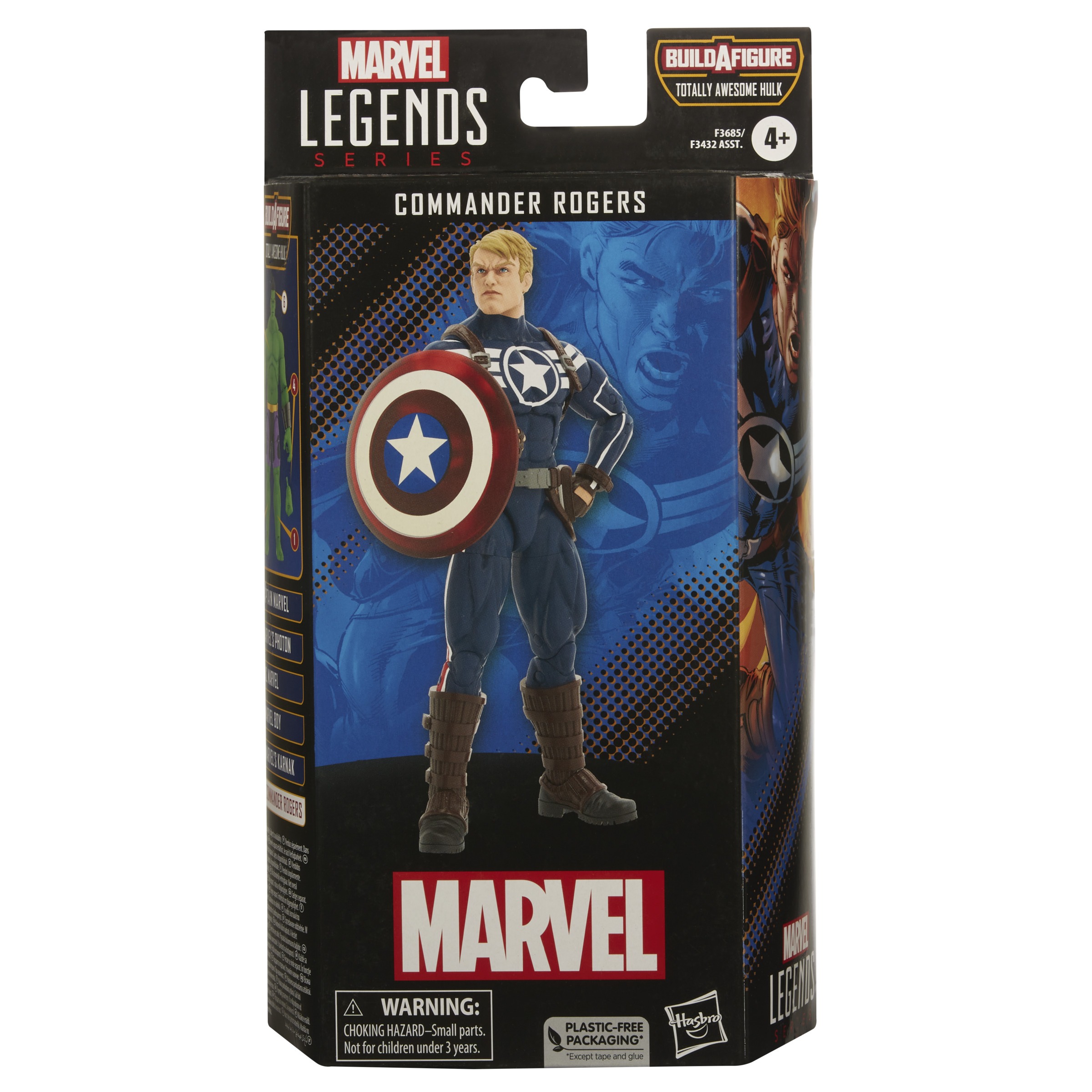 FIGURA HASBRO MARVEL LEGENDS SERIES COMANDANTE ROGERS