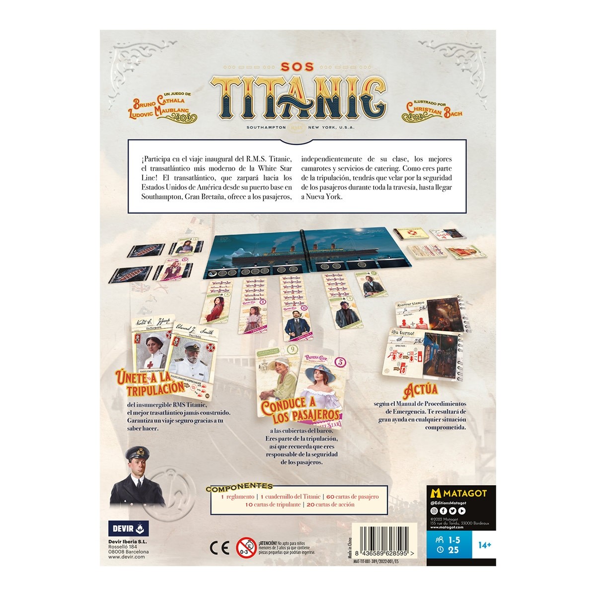 JUEGO DE MESA SOS TITANIC