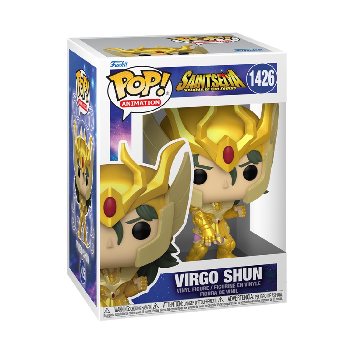 FUNKO POP SAINT SEIYA CABALLEROS DEL ZODIACO GOLD VIRGO SHUN 72061