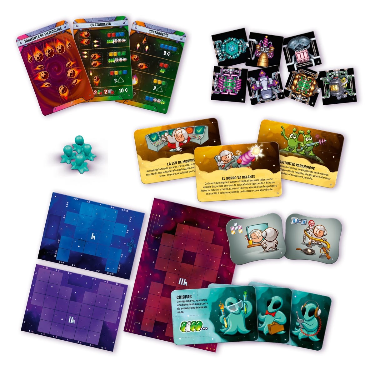 JUEGO DE MESA GALAXY TRUCKER EXPANSIÓN BOCINAS EN EL ESPACIO