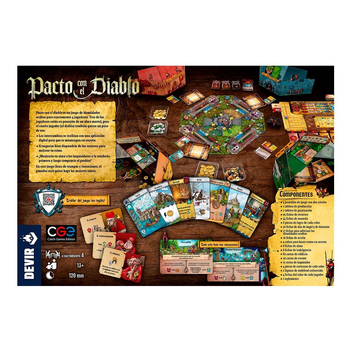 JUEGO DE MESA DEVIR PACTO CON EL DIABLO