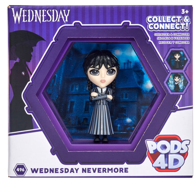 FIGURAS 4D PODS WEDNESDAY 6 UNIDADES