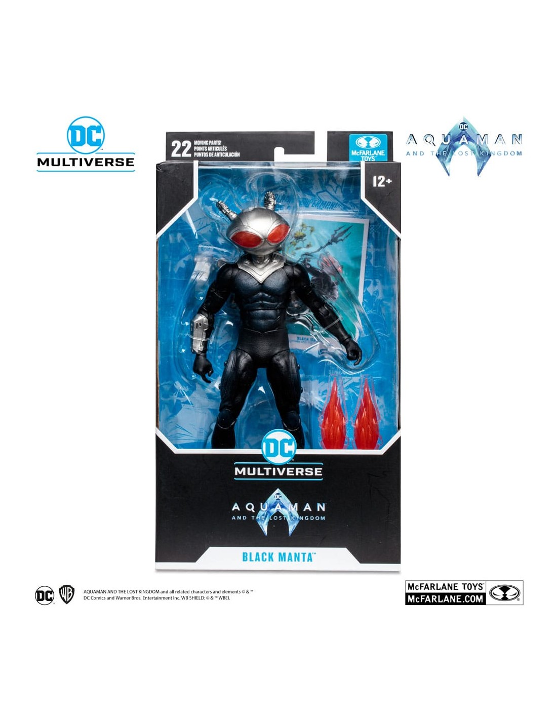 FIGURA MCFARLANE TOYS DC AQUAMAN 2 MOVIE 7IN - BLACK MANTA