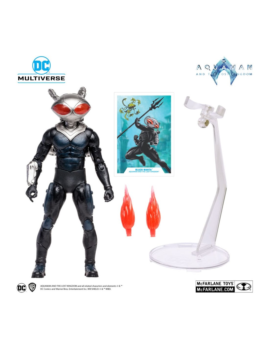 FIGURA MCFARLANE TOYS DC AQUAMAN 2 MOVIE 7IN - BLACK MANTA