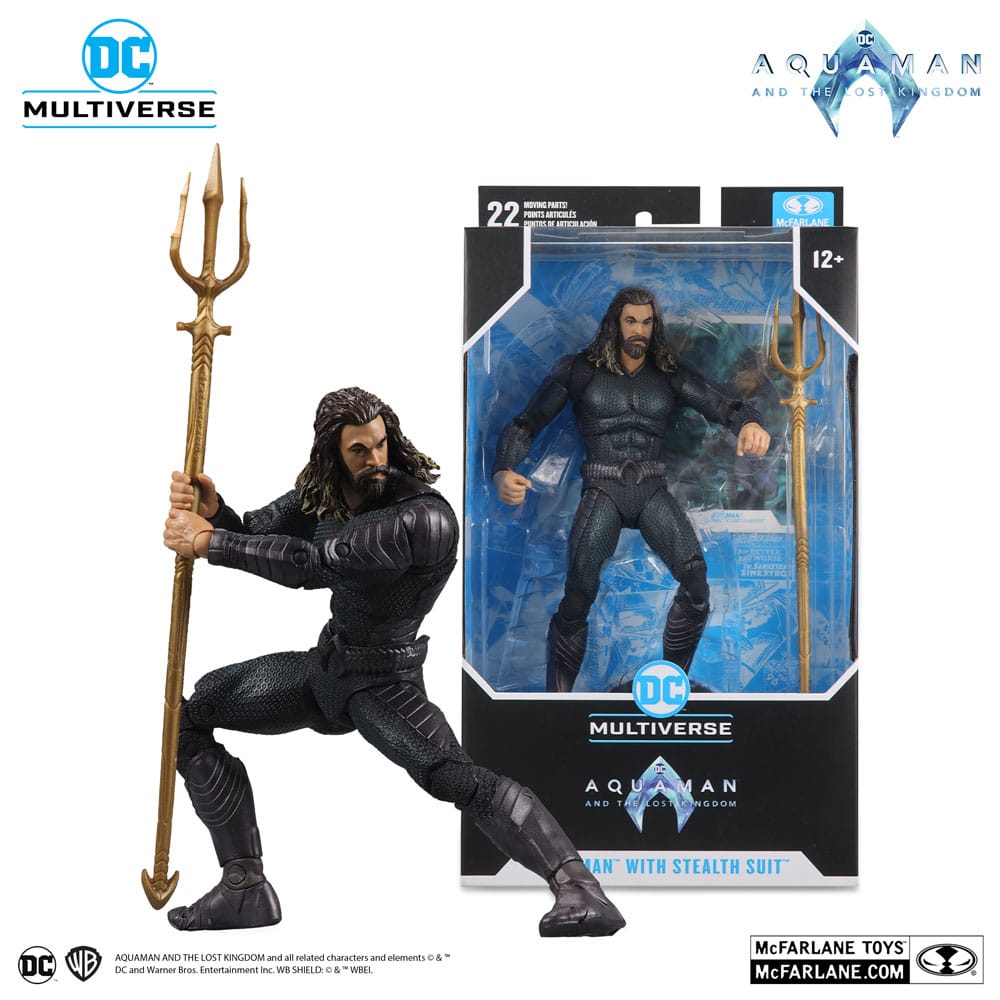 FIGURA MCFARLANE TOYS DC AQUAMAN 2 MOVIE 7IN - AQUAMAN CON TRAJE