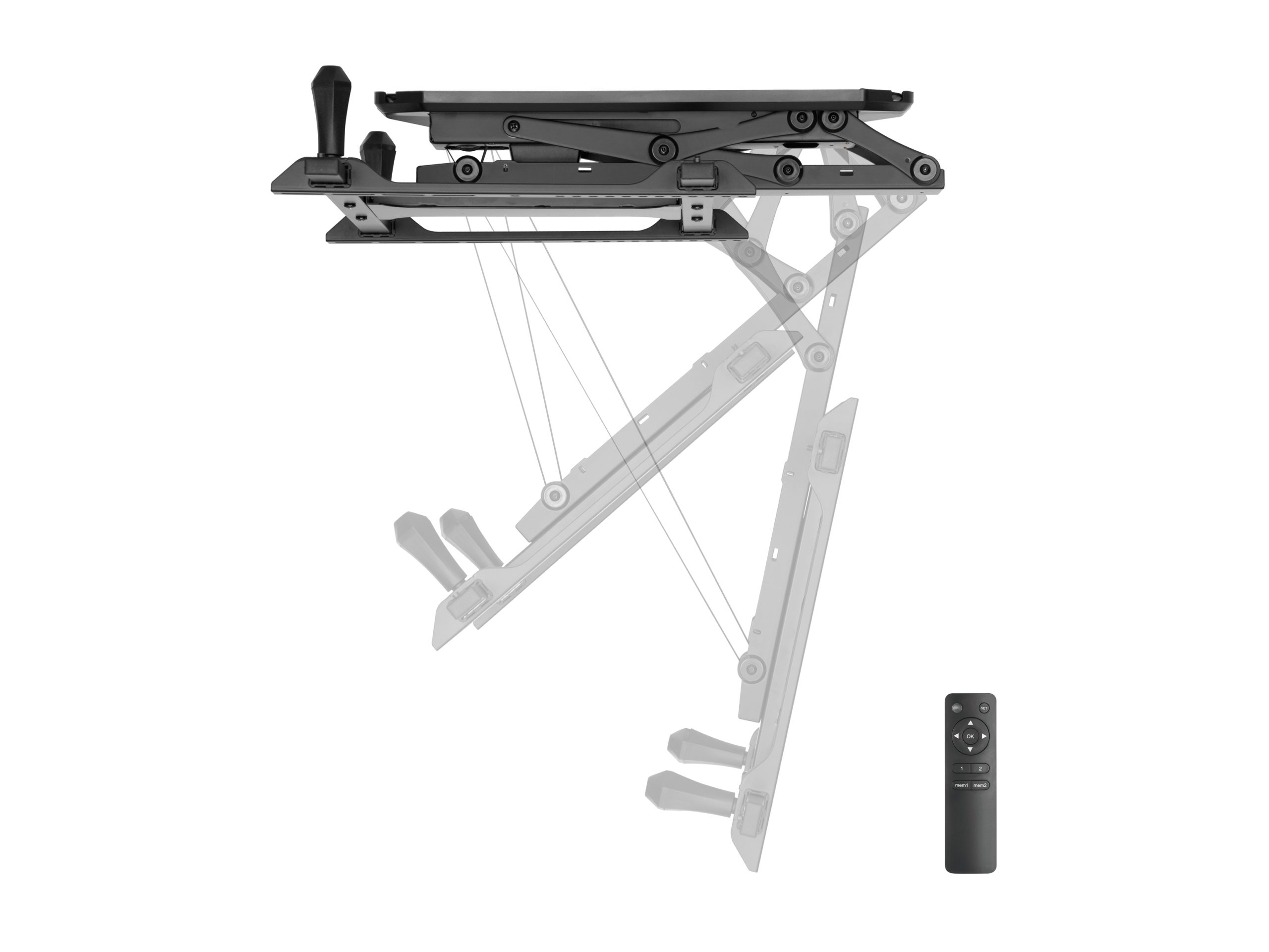SOPORTE DE TECHO EQUIP PARA PANTALLA 32" - 70" / MONITORIZADO VESA MAX 600 X 400 / HASTA 35KG