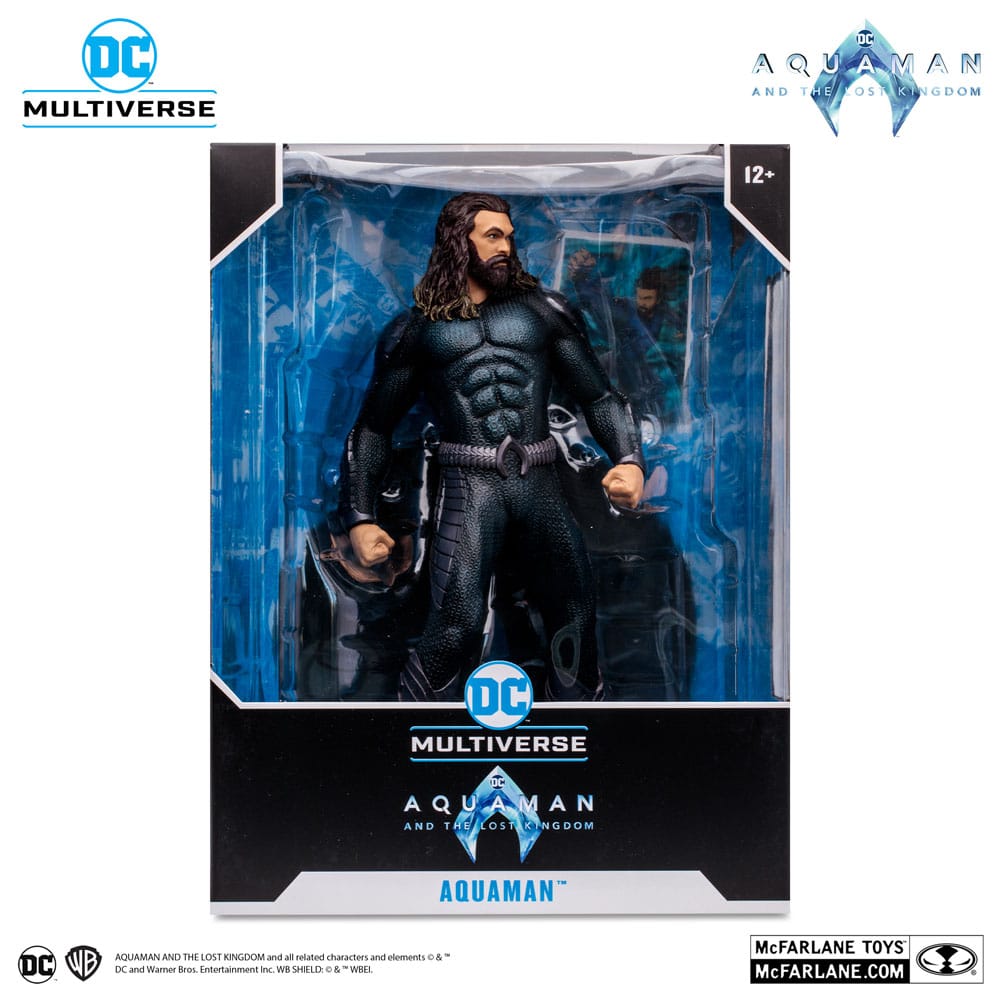 FIGURA MCFALRNE TOYS DC AQUAMAN 2 MOVIE 12IN - AQUAMAN STEALTH SUIT 30 CM