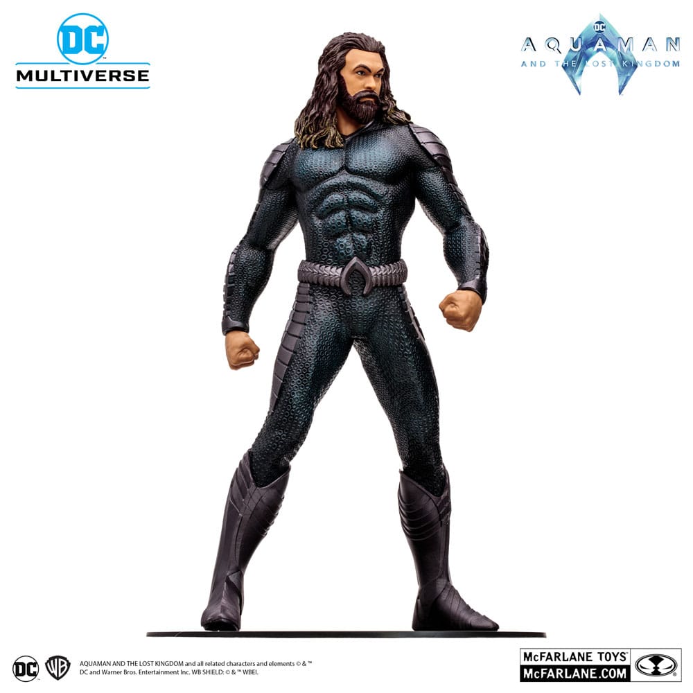 FIGURA MCFALRNE TOYS DC AQUAMAN 2 MOVIE 12IN - AQUAMAN STEALTH SUIT 30 CM