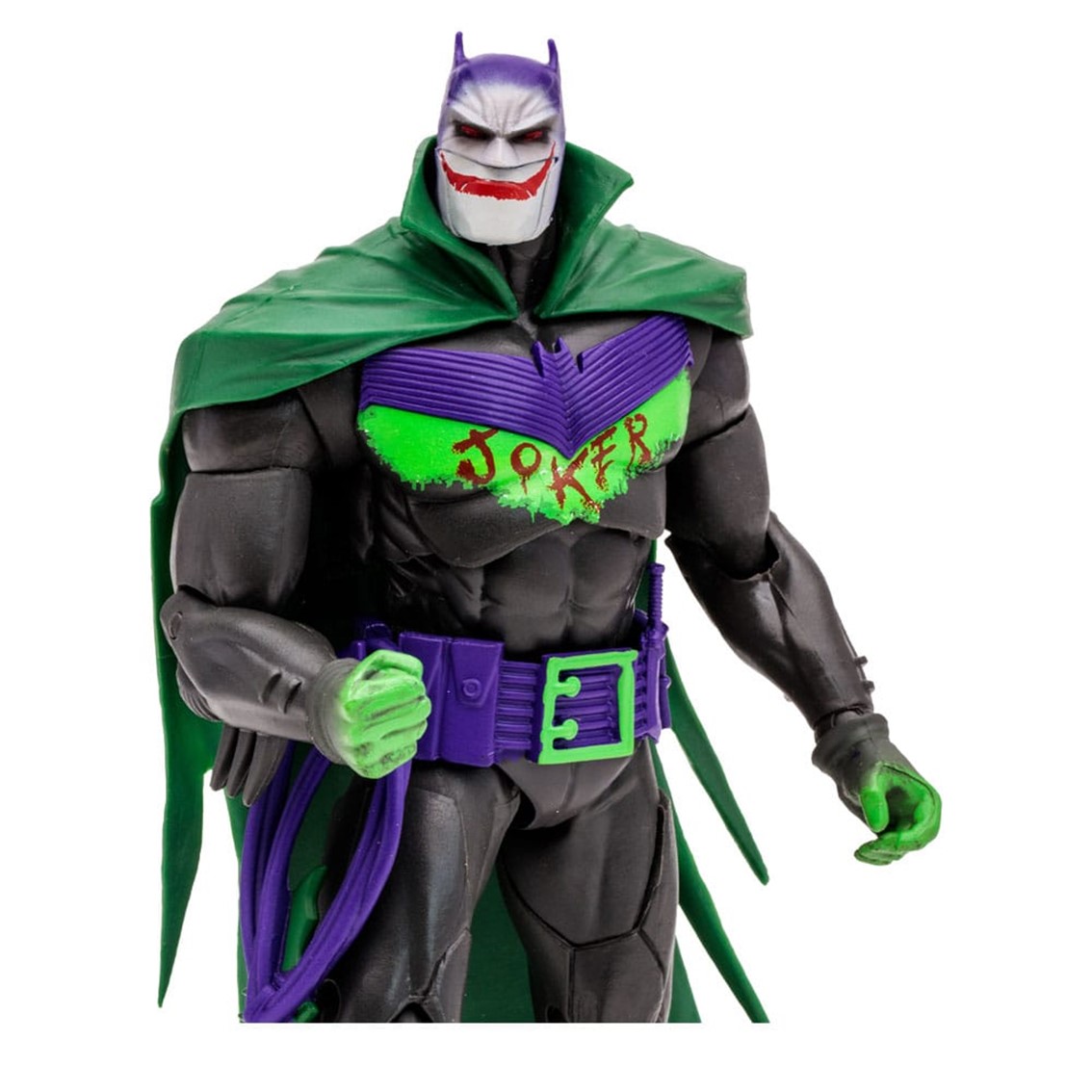 FIGURA MCFARLANE TOYS DC MULTIVERSE 7IN - BATMAN (BATMAN: WHITE KNIGHT)(JOKERIZED)(GOLD LABEL)