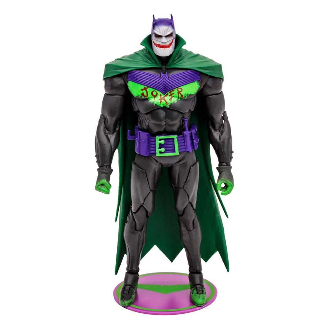 FIGURA MCFARLANE TOYS DC MULTIVERSE 7IN - BATMAN (BATMAN: WHITE KNIGHT)(JOKERIZED)(GOLD LABEL)