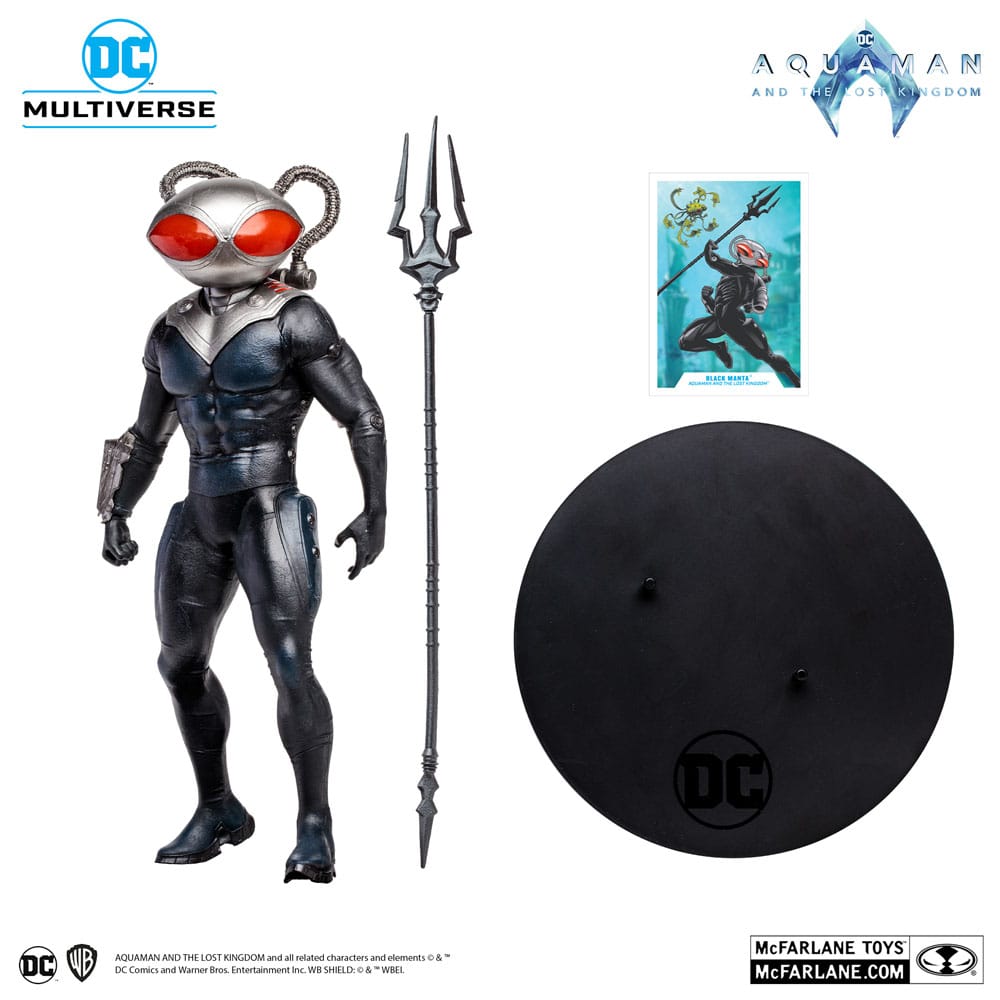 FIGURA MCFARLANE TOYS DC AQUAMAN 2 MOVIE 12IN - BLACK MANTA