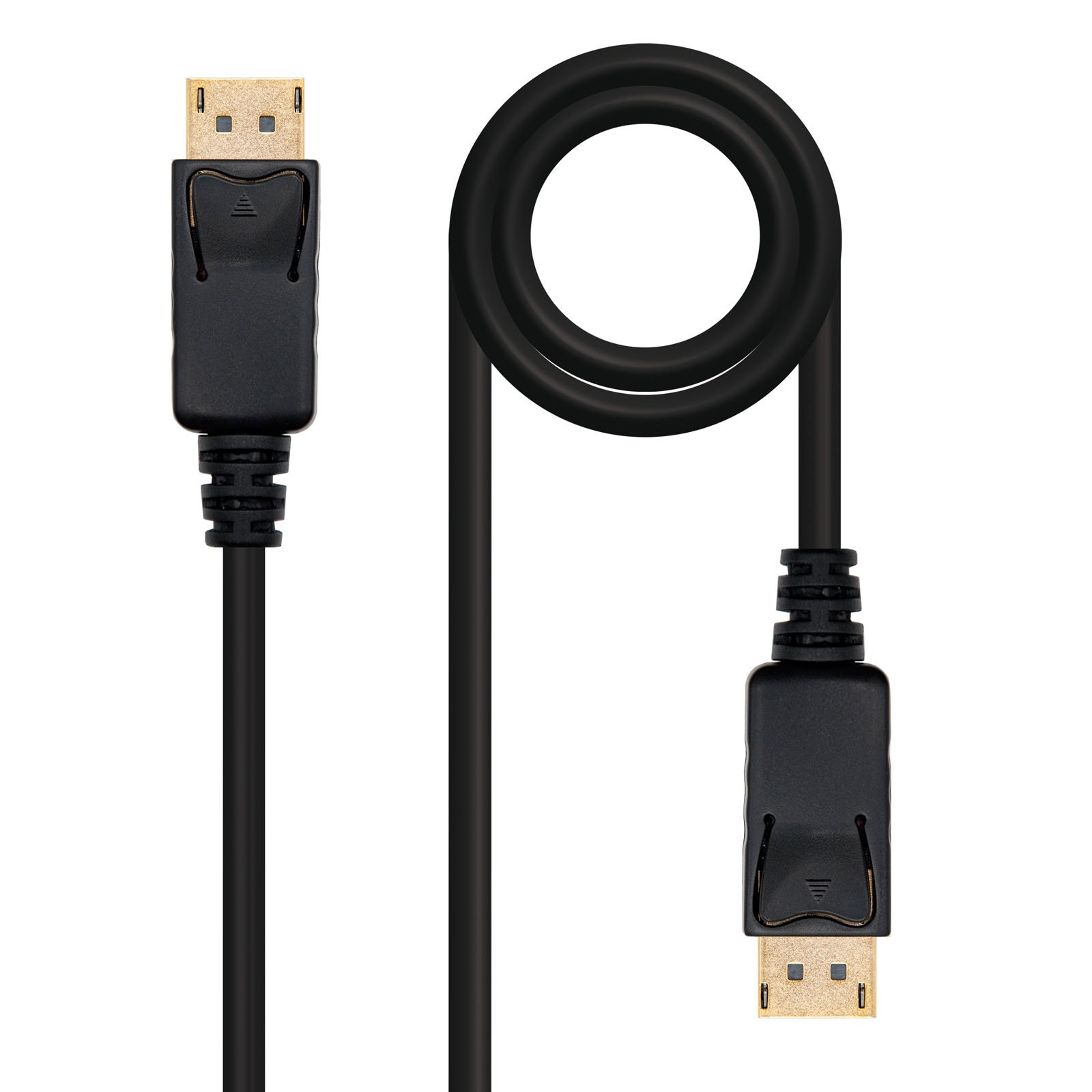 CABLE DISPLAYPORT NANOCABLE 1M/ MACHO-MACHO/ NEGRO
