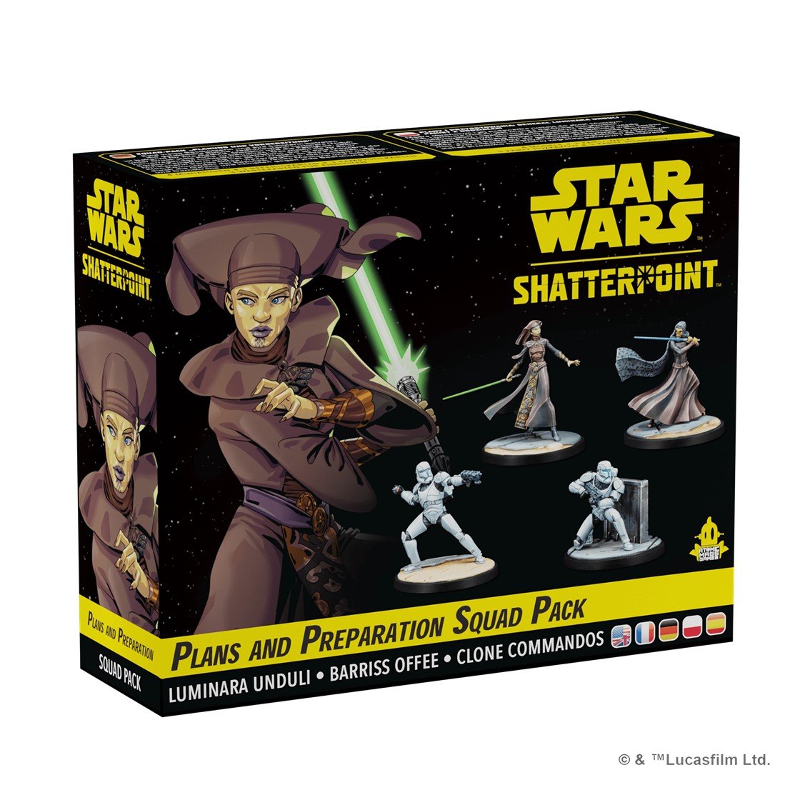 JUEGO DE MESA STAR WARS SHATTERPOINT PLANS AND PREPARATION SQUAD PACK