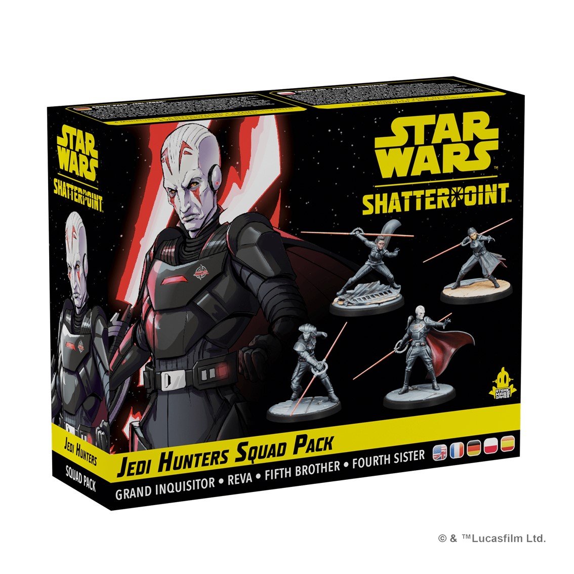 JUEGO DE MESA STAR WARS SHATTERPOINT JEDI HUNTERS SQUAD PACK
