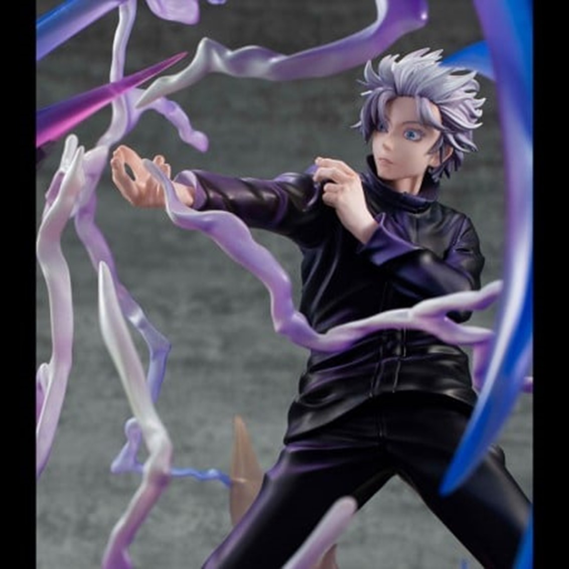 FIGURA MEGAHOUSE JUJUTSU KAISEN SATORU GOJO HOLLOW TECHNIQUE PURPLE DX