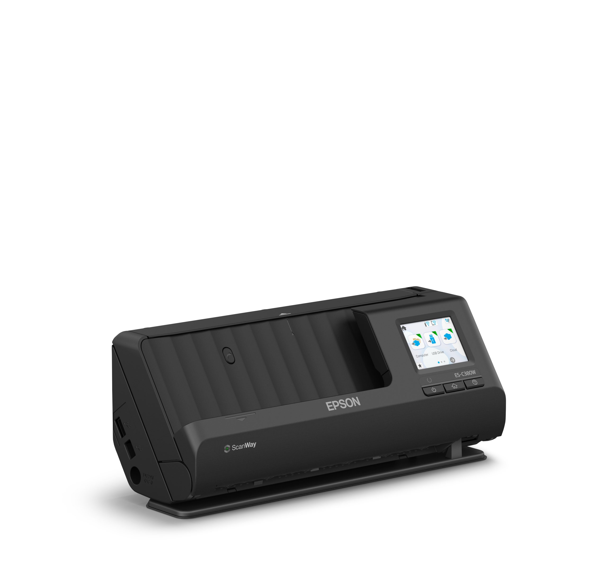 ESCANER SOBREMESA EPSON ES-C380W A4/ 30PPM/ DUPLEX/ WIFI/ COMPACTO/ ADF 20HOJAS