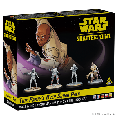 JUEGO DE MESA STAR WARS SHATTER POINT HIS PARTYS OVER SQUAD PACK