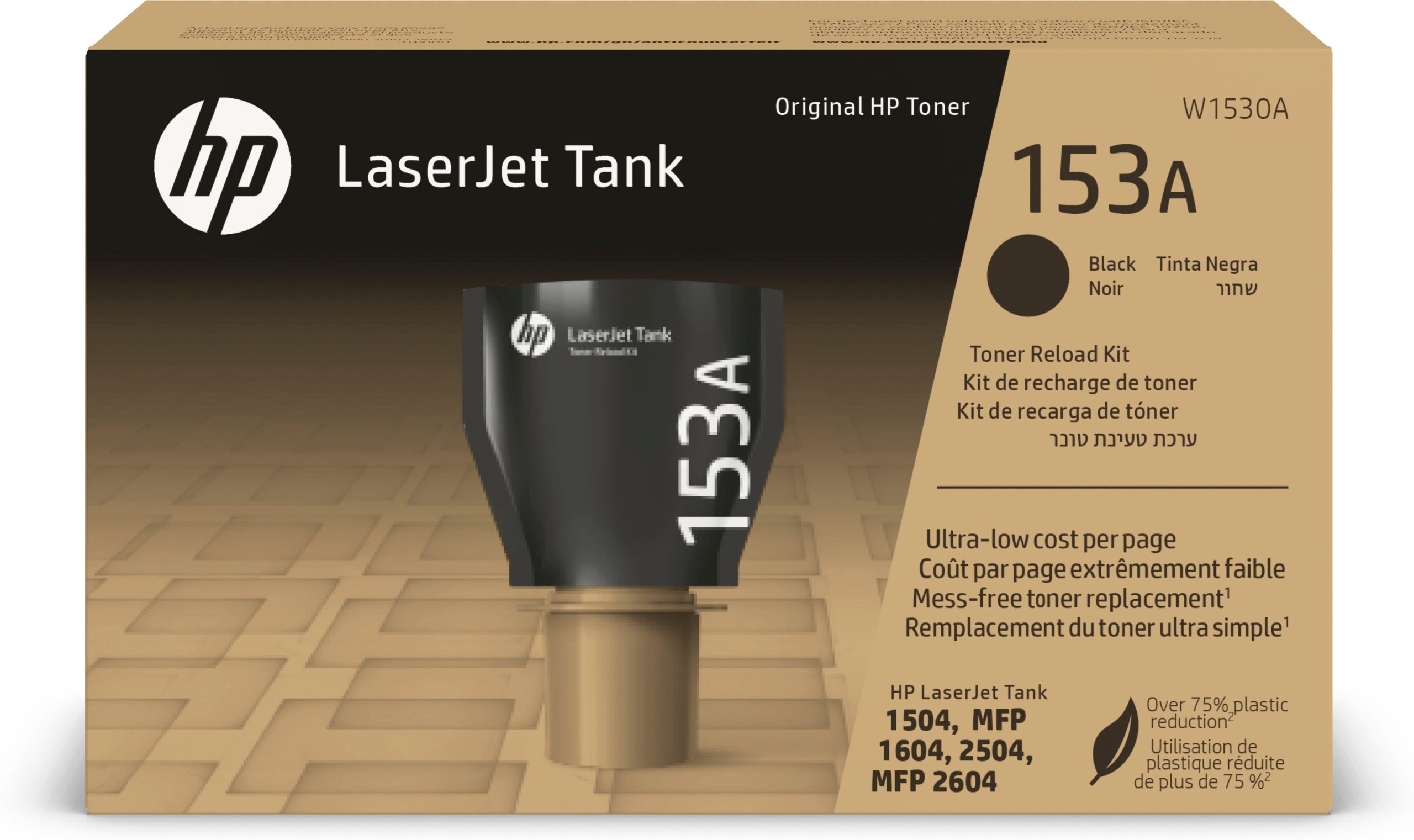 KIT HP RECARGA TONER 153A LASERJET TANK NEGRO
