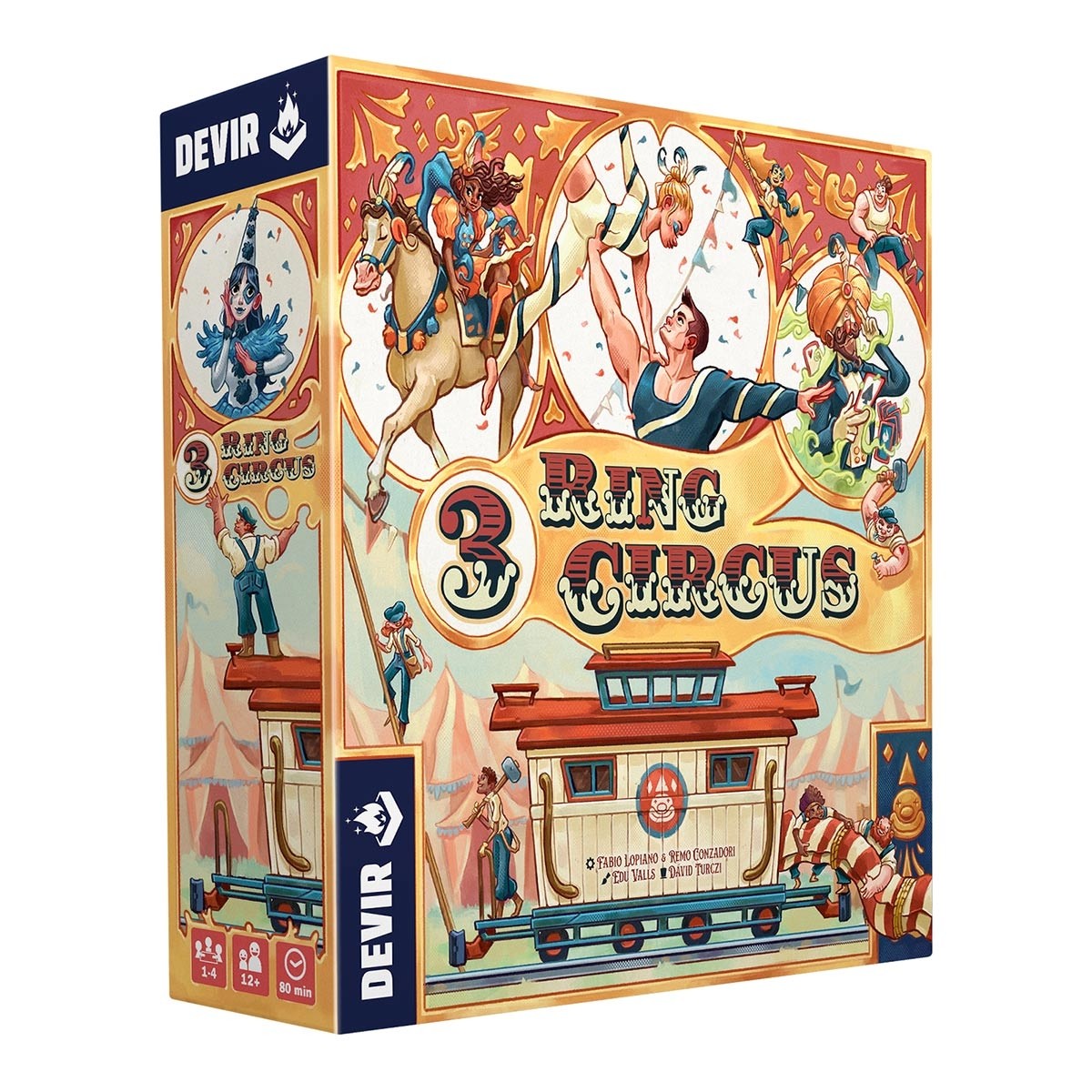 JUEGO DE MESA DEVIR 3 RING CIRCUS