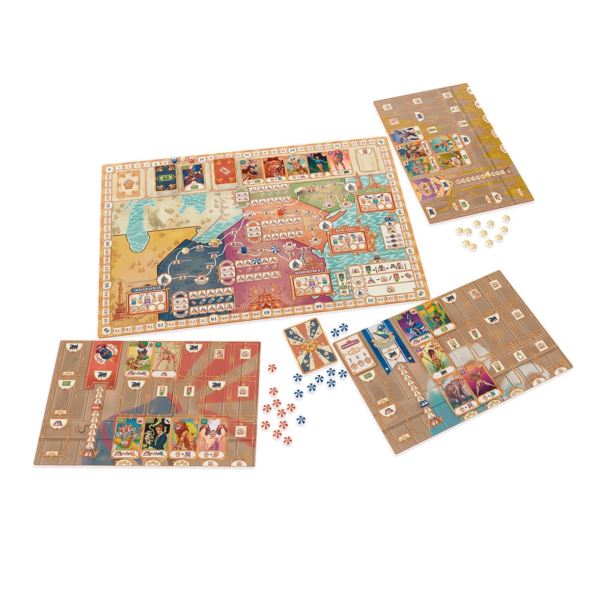 JUEGO DE MESA DEVIR 3 RING CIRCUS