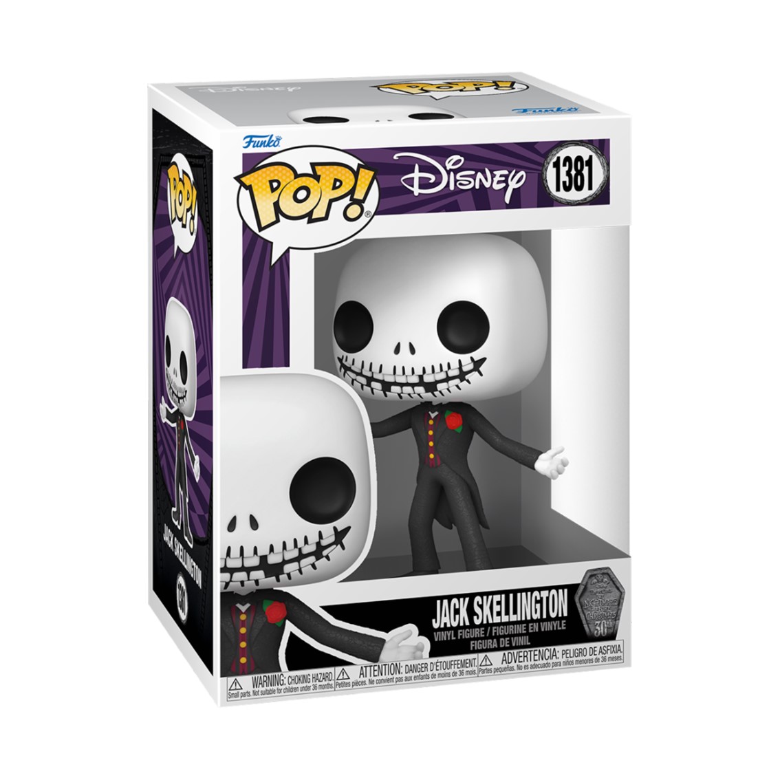 FUNKO POP DISNEY THE NIGHTMARE BEFORE CHRISTMAS 30TH FORMAL JACK 72384