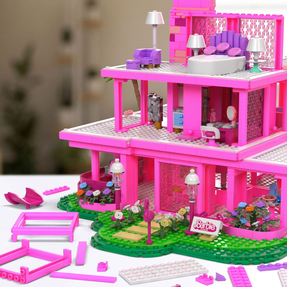 FIGURA MATTEL MEGA CONSTRUX BARBIE THE MOVIE LA CASA DE LOS SUEÑOS DE BARBIE