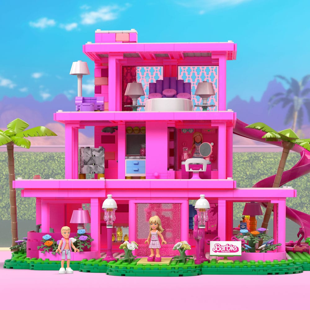 FIGURA MATTEL MEGA CONSTRUX BARBIE THE MOVIE LA CASA DE LOS SUEÑOS DE BARBIE
