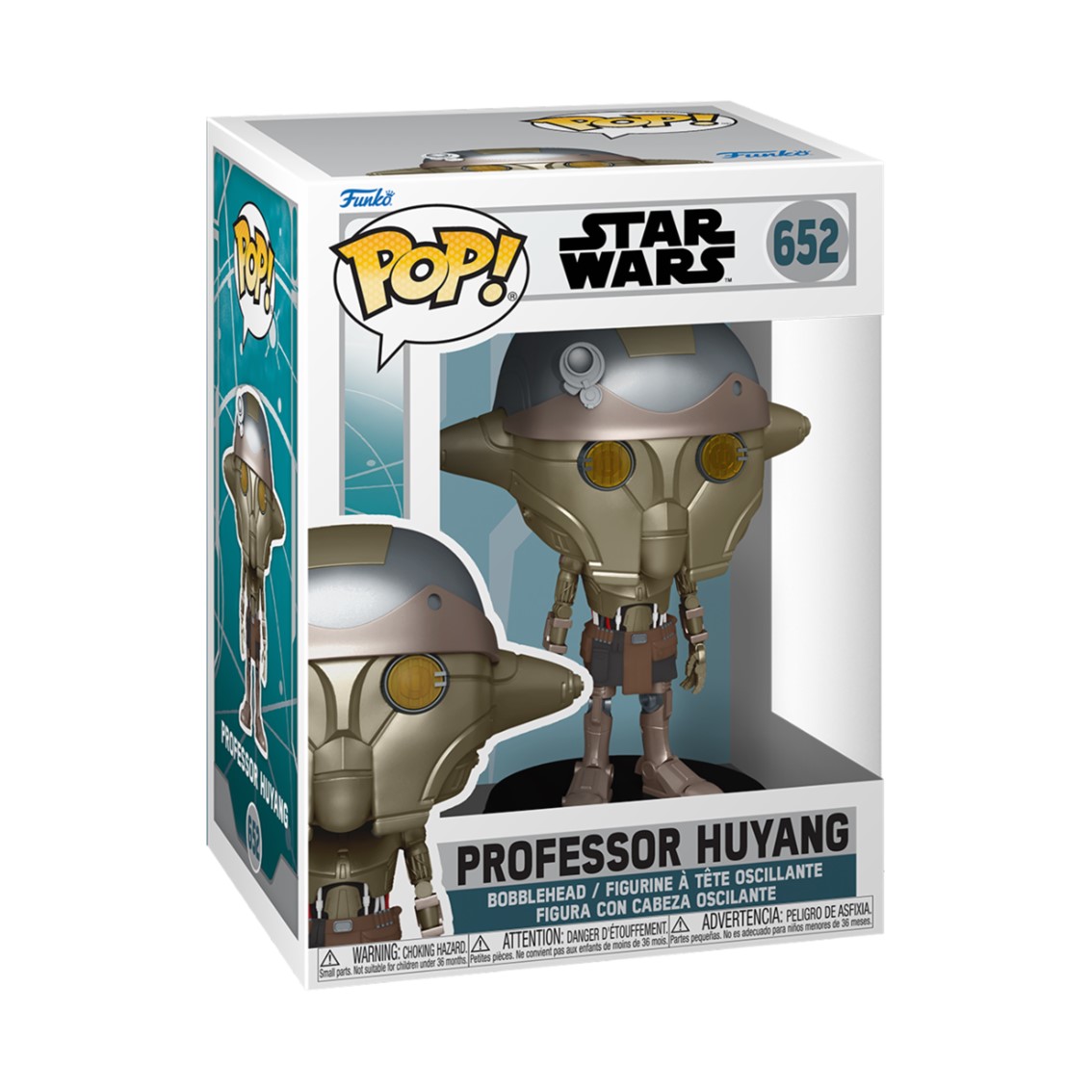 FUNKO POP STAR WARS AHSOKA TV S1- PROFESSOR HUYANG 72178