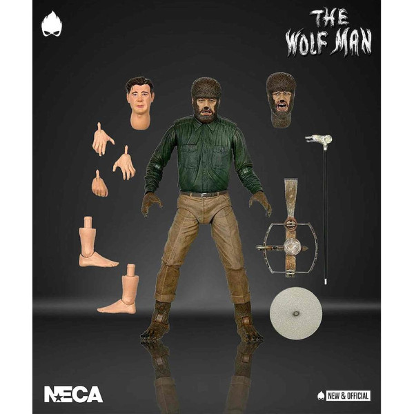 FIGURA NECA UNIVERSAL MONSTER SCALE ACTION ULTIMATE WOLF