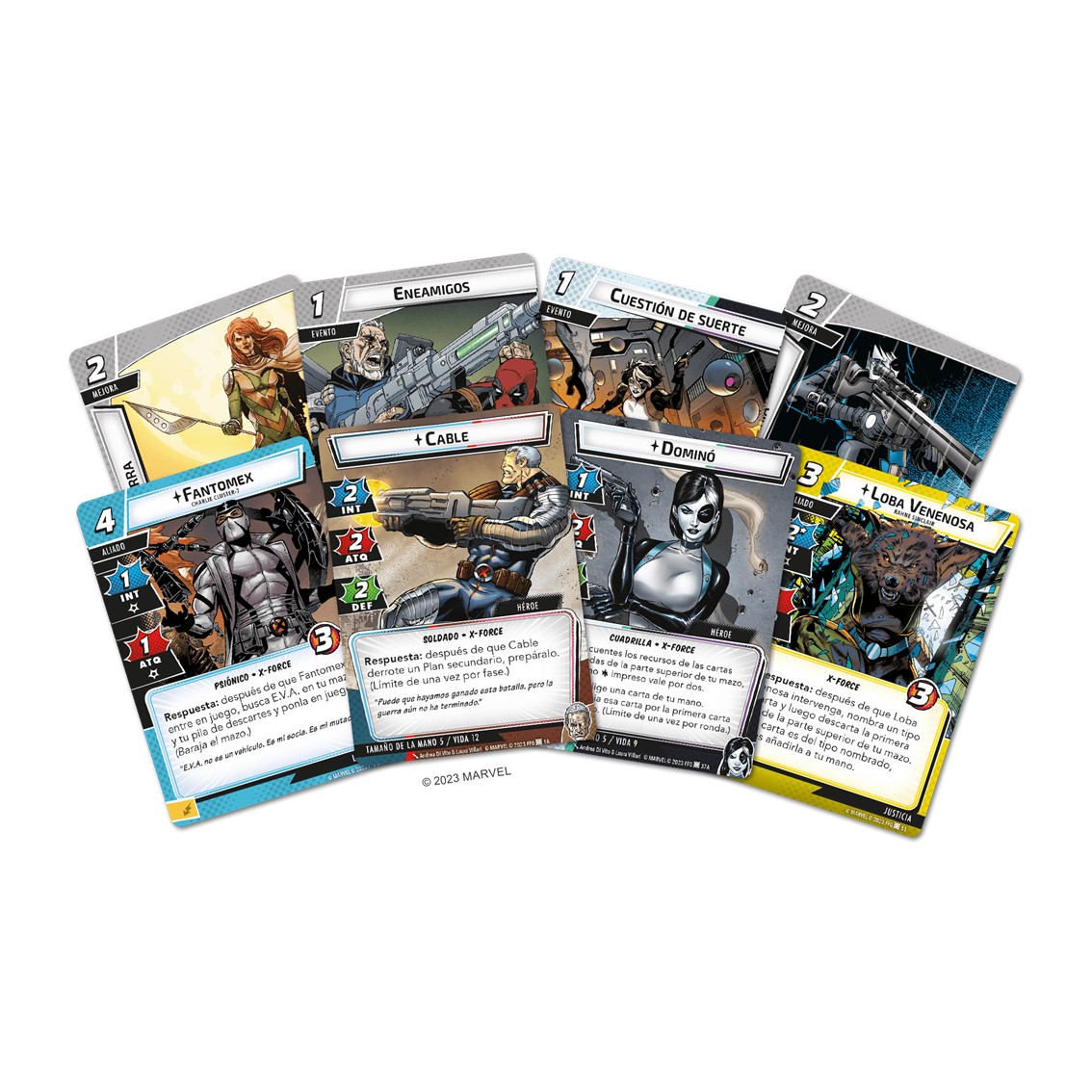 JUEGO DE MESA MARVEL CHAMPIONS LA PROXIMA EVOLUCION EDAD RECOMENDADA 14 AÑOS