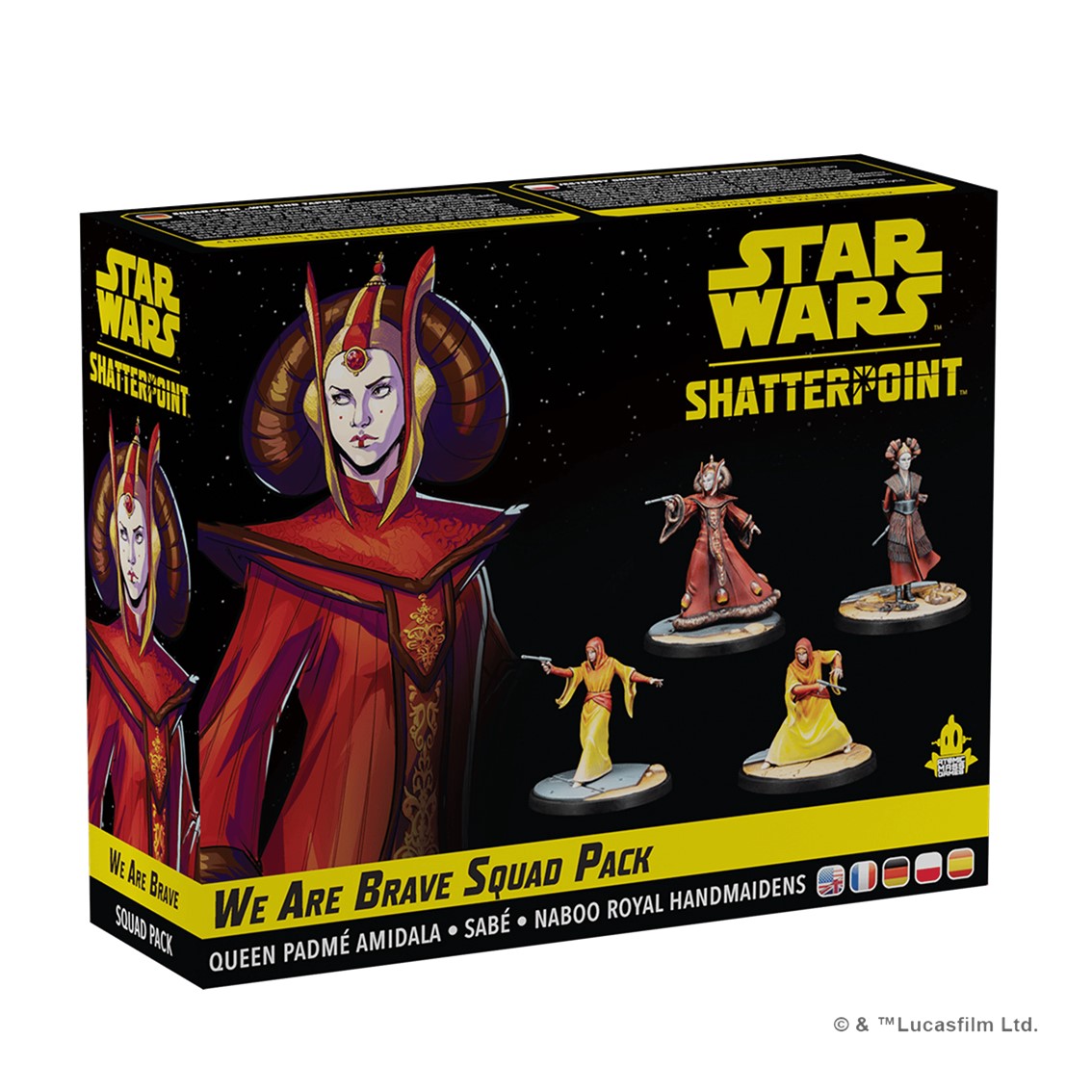 JUEGO DE MESA STAR WARS SHATTERPOINT WE ARE BRAVE SQUAD PACK EDAD RECOMENDADA 14 AÑOS