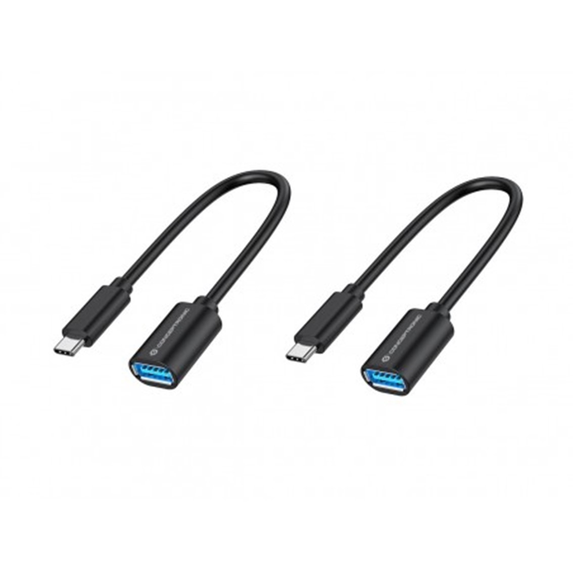 ADAPTADOR USB TIPO C A USB TIPO A CONCEPTRONIC 20CM/ MACHO-HEMBRA/ PACK 2 UNIDADES